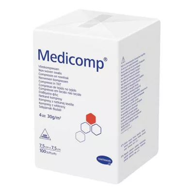 MEDICOMP Mittesteriilne lausmaterjal 7,5x7,5 cm 4-kihiline, 100 tk MEDICOMP Mittesteriilne lausmaterjal 7,5x7,5 cm 4-kihiline, 100 tk