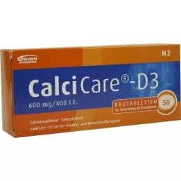 CALCICARE D3 närimistabletid, 50 tk