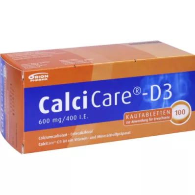 CALCICARE D3 närimistabletid, 100 tk