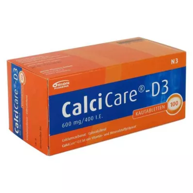 CALCICARE D3 närimistabletid, 100 tk