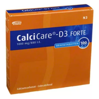 CALCICARE D3 forte kihisevad tabletid, 100 tk