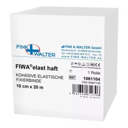 FIXIERBINDE sidusalt elastne 10 cmx20 m valge, 1 tk