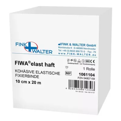 FIXIERBINDE sidusalt elastne 10 cmx20 m valge, 1 tk