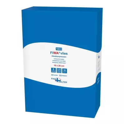 VLIESKOMPRESSEN 10x20 cm mittesteriilne 6x, 100 tk