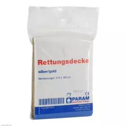 RETTUNGSDECKE kuld/hõbe, 1 tk