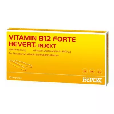 VITAMIN B12 HEVERT forte Inject Ampullid, 10X2 ml