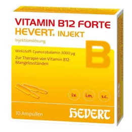 VITAMIN B12 HEVERT forte Inject Ampullid, 10X2 ml