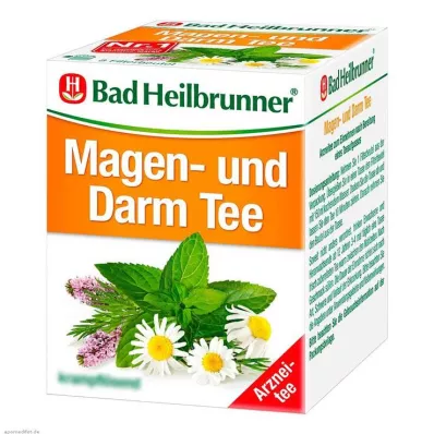 BAD HEILBRUNNER Mao ja soolestiku tee N filtrikott, 8X1.75 g
