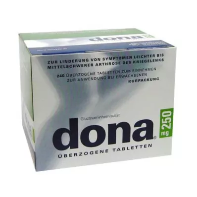 DONA 250 mg kaetud tabletid, 240 tk
