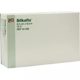 SILKAFIX kleepekrohv 2,5 cm x 9,2 m papist südamik, 12 tk