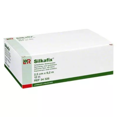 SILKAFIX kleepekrohv 2,5 cm x 9,2 m papist südamik, 12 tk