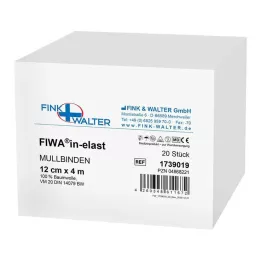 MULLBINDEN 12 cmx4 m 100% puuvillast, 20 tk