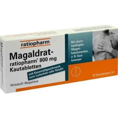 MAGALDRAT-ratiopharm 800 mg tabletid, 20 tk