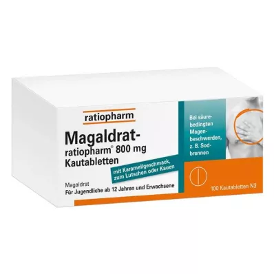 Magaldrat-ratiopharm® 800 mg närimistabletid, 100 tk