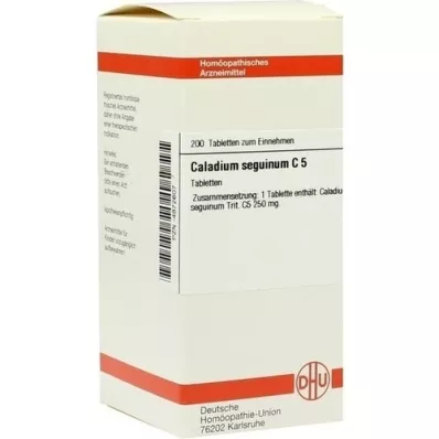 CALADIUM seguinum C 5 tabletti, 200 tk