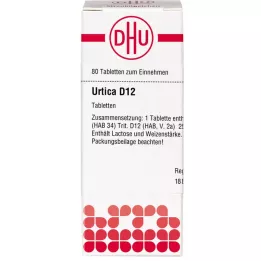 URTICA D 12 tabletti, 80 tk
