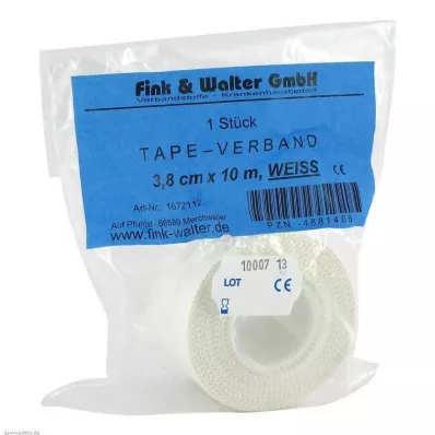 TAPE-Side 3,8 cmx10 m valge, 1 tk