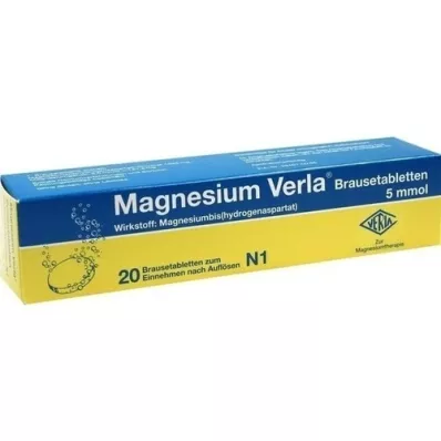 MAGNESIUM VERLA kihisevad tabletid, 20 tk