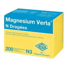 MAGNESIUM VERLA N kaetud tabletid, 200 tk