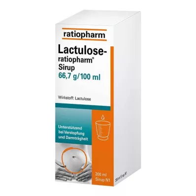 LACTULOSE-ratiopharm siirup, 200 ml LACTULOSE-ratiopharm siirup, 200 ml
