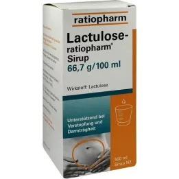 LACTULOSE-ratiopharm siirup, 500 ml