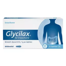 GLYCILAX Suposiidid täiskasvanutele, 12 tk
