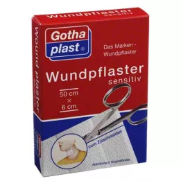 GOTHAPLAST Haavaplaastritundlik 6 cm x 0,5 m lõigatud, 1 tk