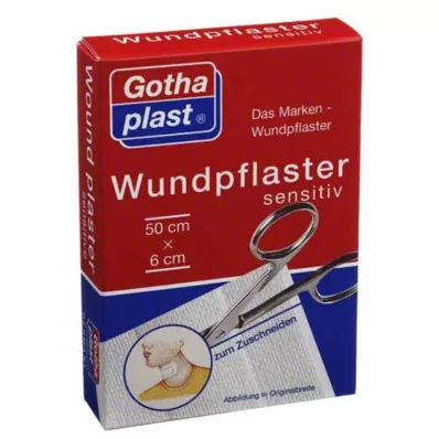 GOTHAPLAST Haavaplaastritundlik 6 cm x 0,5 m lõigatud, 1 tk