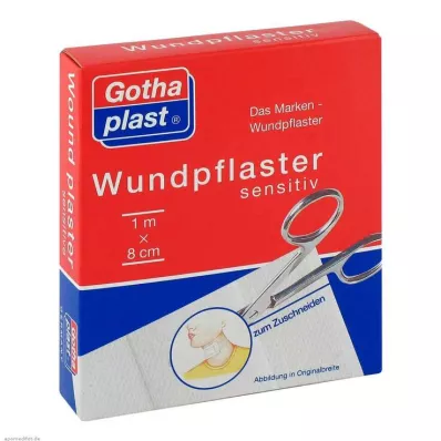 GOTHAPLAST Haavaplaastritundlik 8 cmx1 m lõigatud, 1 tk GOTHAPLAST Haavaplaastritundlik 8 cmx1 m lõigatud, 1 tk