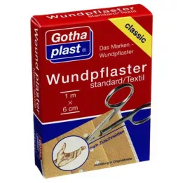 GOTHAPLAST haavaplaaster stand.6 cmx1 m lõigatud, 1 tk