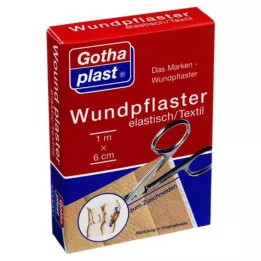 GOTHAPLAST Haavaplaaster.elastne.6 cmx1 m lõigatud, 1 tk