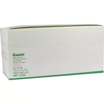 Gazini kompressid 5x5cm 12fac, 20x5 tk