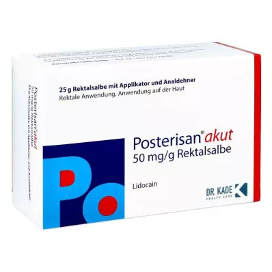 POSTERISAN Akuutne salv anaaldilataatoriga, 25 g POSTERISAN Akuutne salv anaaldilataatoriga, 25 g