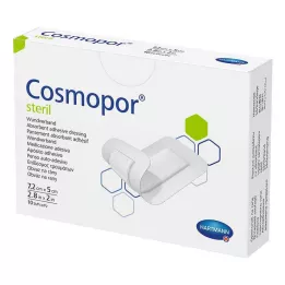 COSMOPOR steriilne haavaside 5x7,2 cm, 10 tk