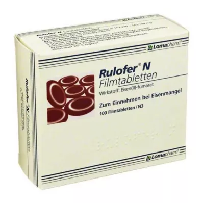 RULOFER N Õhukese polümeerikattega tabletid, 100 tk