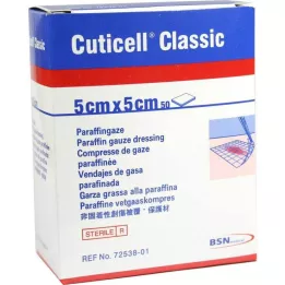 CUTICELL Klassikaline haavasidemed 5x5 cm, 50 tk