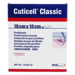 CUTICELL Klassikaline haavasidemed 10x10 cm, 10 tk