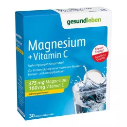 GESUND LEBEN Magneesium+C-vitamiin piserdavad tabletid, 3X10 tk