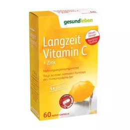 GESUND LEBEN Pikaajalised C-vitamiini+tsingi kapslid, 60 tk