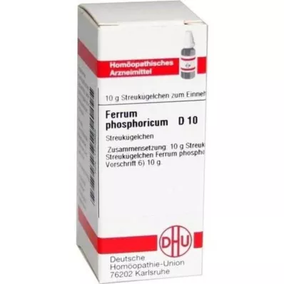 DHU Ferrum phosphoricum C 10 gloobulid, 10 g