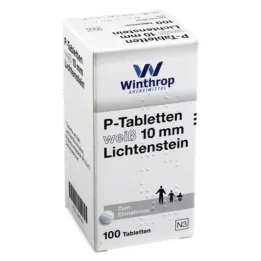 P TABLETTEN valge 10 mm, 100 tk