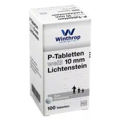 P tabletid valged 10 mm, 100 tk P tabletid valged 10 mm, 100 tk