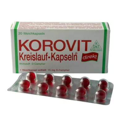 Korovit tsirkulatsioonikapslid, 20 tk Korovit tsirkulatsioonikapslid, 20 tk