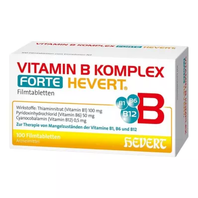 VITAMIN B KOMPLEX forte Hevert tabletid, 100 tk