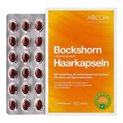 BOCKSHORN+Mikrotoitainete juuksekapslid Tisane plus, 180 tk