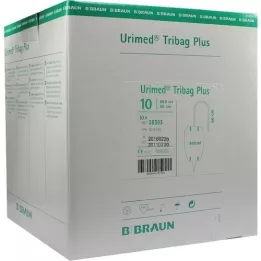 URIMED Tribag Plus Urine Leg Sleeve 800ml 60cm ster., 10 tk