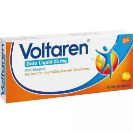 VOLTAREN Dolo Liquid 25 mg pehmed kapslid, 10 tk
