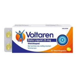 VOLTAREN Dolo Liquid 25 mg pehmed kapslid, 10 tk