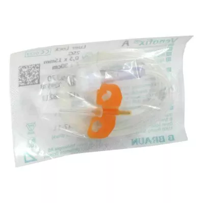 VENOFIX A Veenipunktuuripulk 25 G 0,5 mm oranž, 1 tk