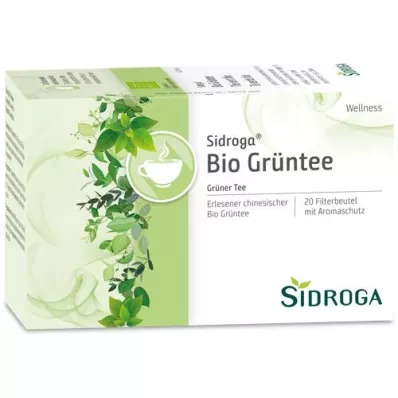 SIDROGA Wellness rohelise tee filtrikott, 20X1.7 g
